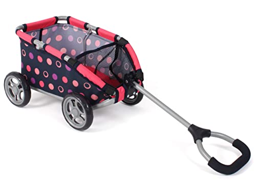 Bayer Chic 2000 - Ziehwagen Skipper, Kleiner Bollerwagen für Teddys, Puppen und Spielzeug, Corallo, 660-20, 46 x 30 x 29 cm von Bayer Chic 2000