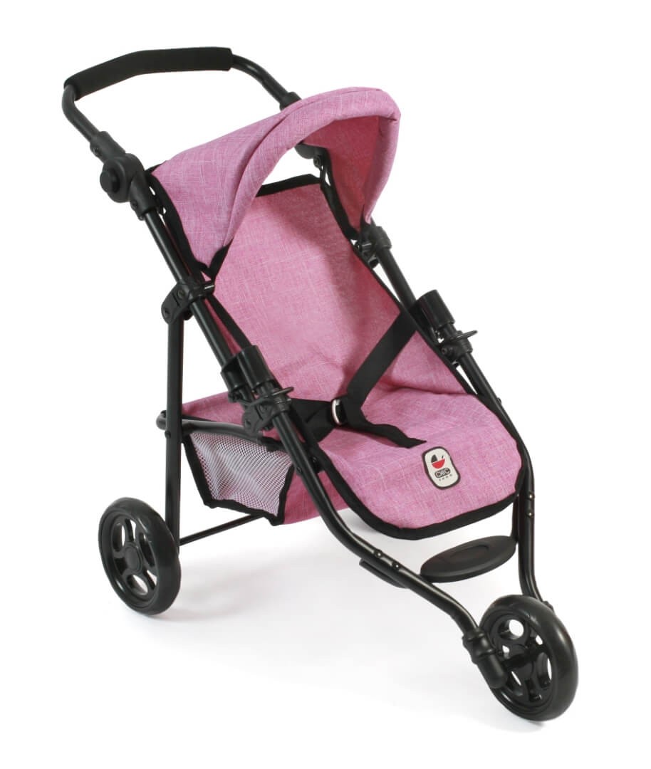 Jogging-Buggy LOLA für Puppen, Jeans pink von Bayer Chic 2000