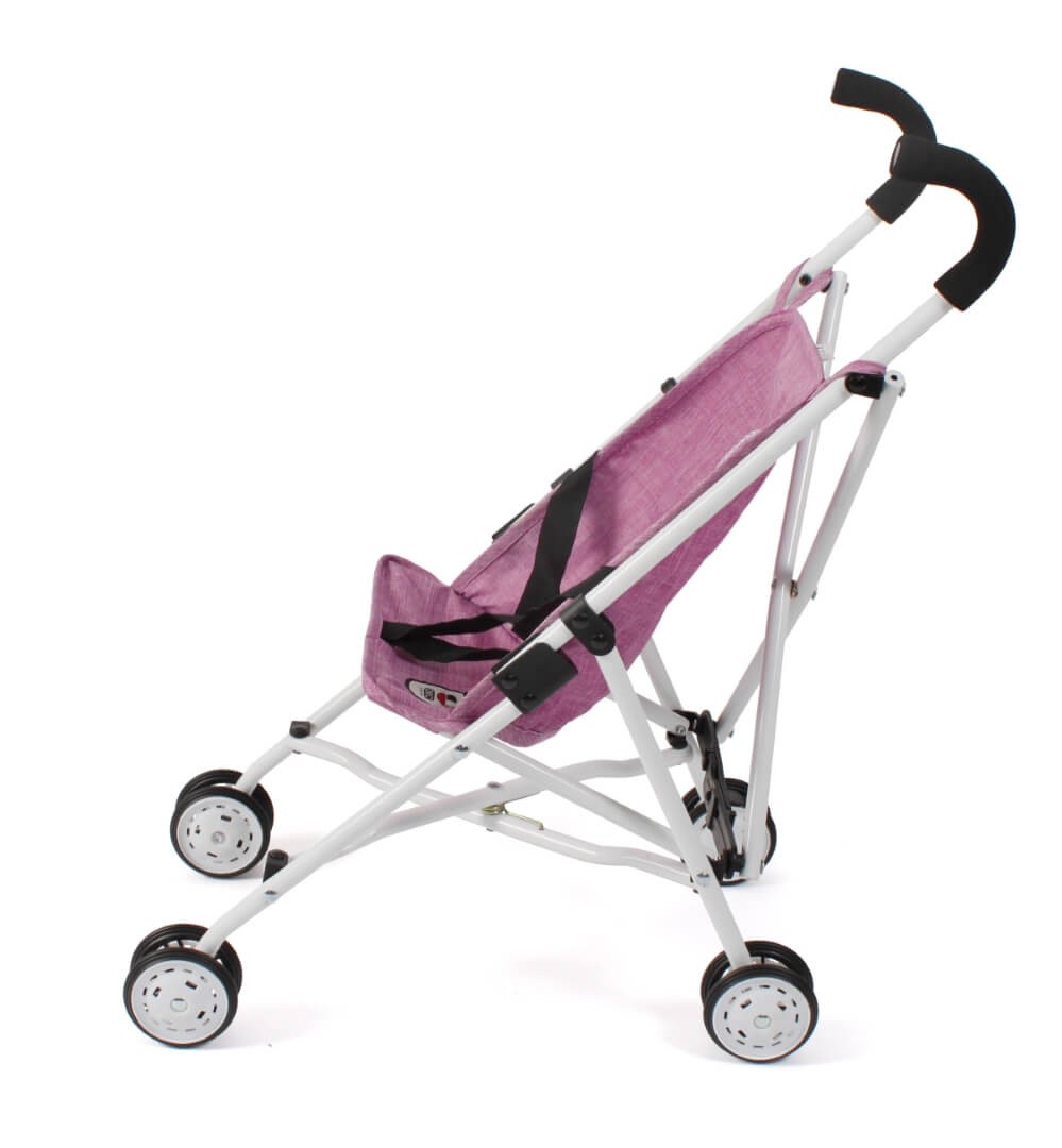 Mini-Buggy "ROMA" Jeans pink - Puppenwagen von Bayer Chic 2000