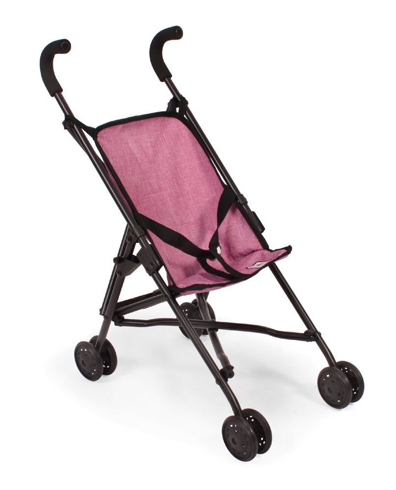 Mini-Buggy ROMA für Puppen, Jeans pink von Bayer Chic 2000