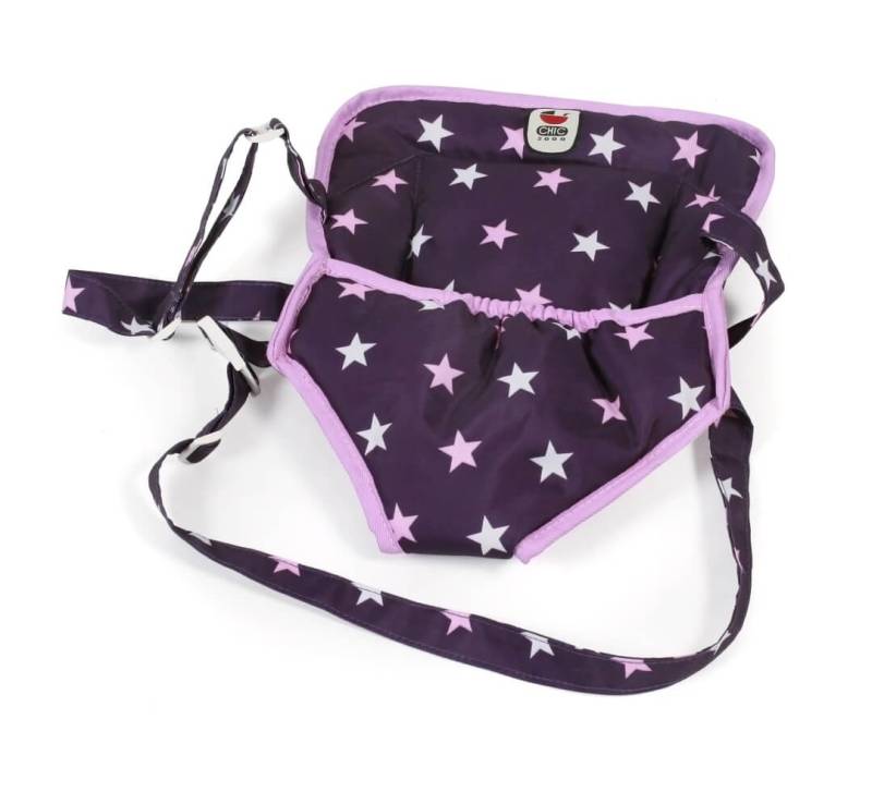 Puppen-Tragegurt Stars lila von Bayer Chic 2000