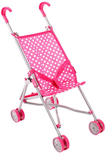 Puppenbuggy Funny, Puppenwagen, Mini-Buggy, 3 Jahre to 7 Jahre, Dots Pink von Bayer Chic 2000