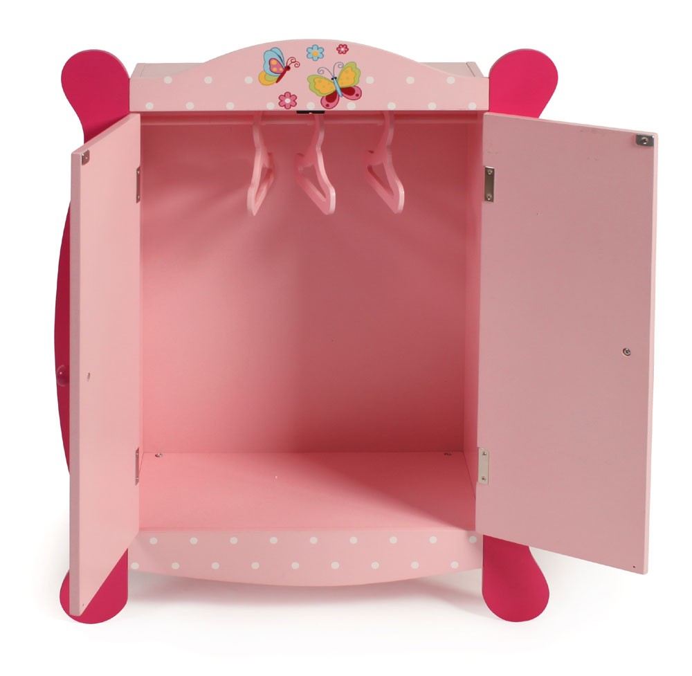 Puppenkleiderschrank, Dessin Papilio pink von Bayer Chic 2000