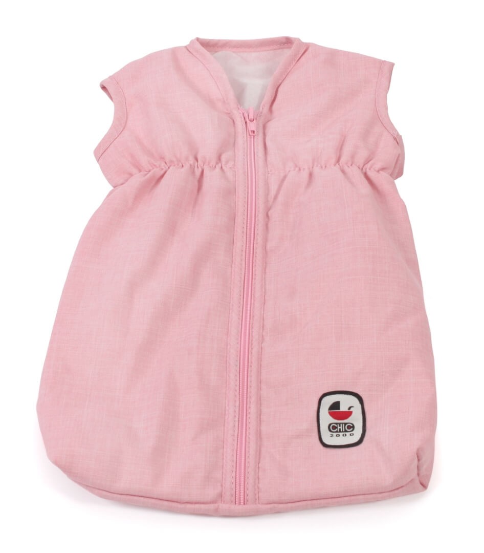 Puppenschlafsack Melange grau-rosa von Bayer Chic 2000