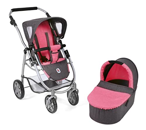 Puppenwagen Emotion, 2in1 Kombipuppenwagen für Kinder von 4 bis 8 Jahren von Bayer Chic 2000