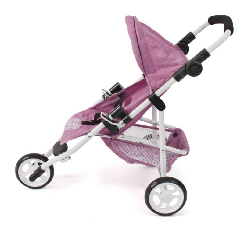 Puppenwagen Jogging-Buggy "LOLA" Jeans pink - Puppenbuggy von Bayer Chic 2000