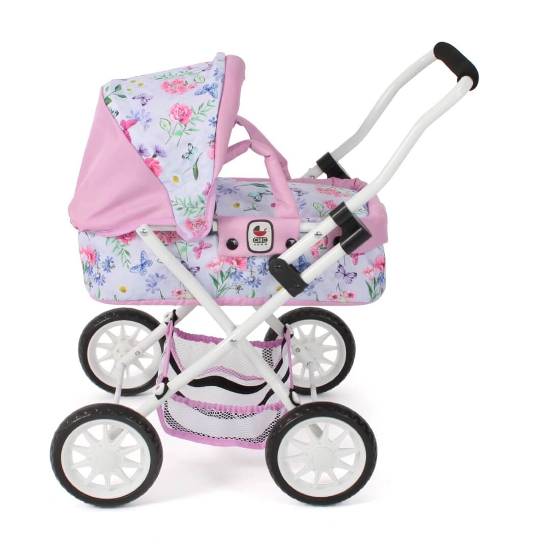 Puppenwagen Mini-Kuschelwagen "SMARTY" Flowers von Bayer Chic 2000