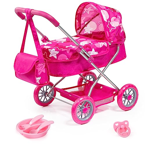 Bayer Design 12249AB Puppenwagen Smarty, Tasche, Schnuller, Zubehör von Bayer Design