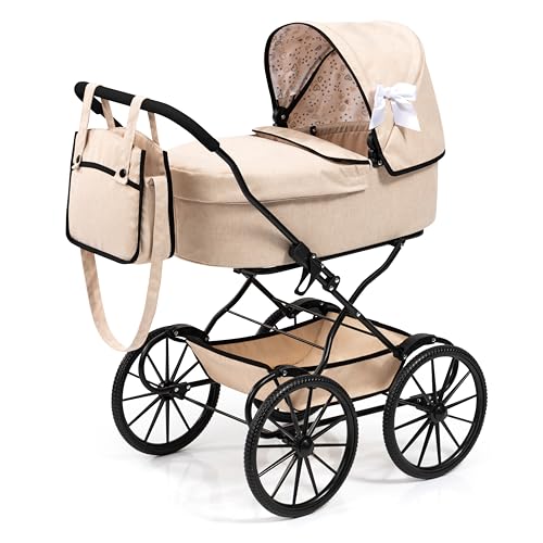 Bayer Design 14375AA Puppenwagen nostalgisch, klassisch, mit Korb, Tasche, Abdeckung Bayer Design 14375AA Puppenwagen nostalgisch, klassisch, mit Korb, Tasche, Abdeckung von Bayer Design