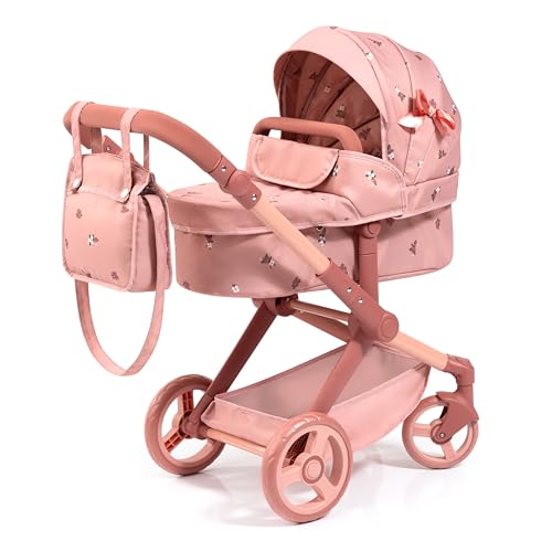 Bayer Design 17026AA Puppenwagen Xeo mit Tasche, höhenverstellbarer Griff, Schwenkschieber, wandelbar als Puppenjogger, bewegliche Vorderräder, integrierter Korb Bayer Design 17026AA Puppenwagen Xeo mit Tasche, höhenverstellbarer Griff, Schwenkschieber, wandelbar als Puppenjogger, bewegliche Vorderräder, integrierter Korb von Bayer Design