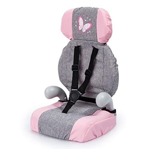 Bayer Design 67533AA Deluxe Puppen-Autositz, Puppensitz, Puppenzubehör, mit Gurt, 46cm von Bayer Design