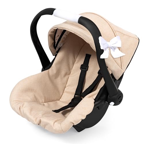 Bayer Design 67975AA Puppenautositz, Sitz für Puppen, mit Dach, verstellbarem Griff, Gurt, für Puppen bis 46 cm, Beige Bayer Design 67975AA Puppenautositz, Sitz für Puppen, mit Dach, verstellbarem Griff, Gurt, für Puppen bis 46 cm, Beige von Bayer Design