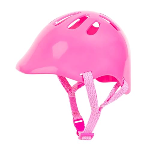 Bayer Design 79603AA Puppenfahrradhelm, Puppenhelm, Reithelm für Puppen, Puppenzubehör, rosa, 13,6x10,5x8,5 cm von Bayer Design