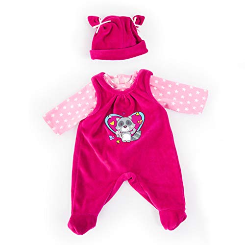 Bayer Design 84677AA Puppenkleidung, Puppenoutfit 40-46 cm, mehrteilige Puppenanziehsachen, Puppenzubehör von Bayer Design