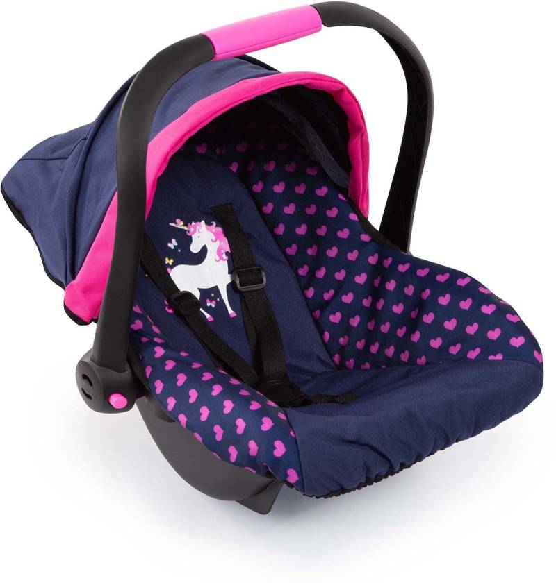 Bayer Design B Babyschale für Puppe Deluxe, Blau/Rosa von Bayer Design