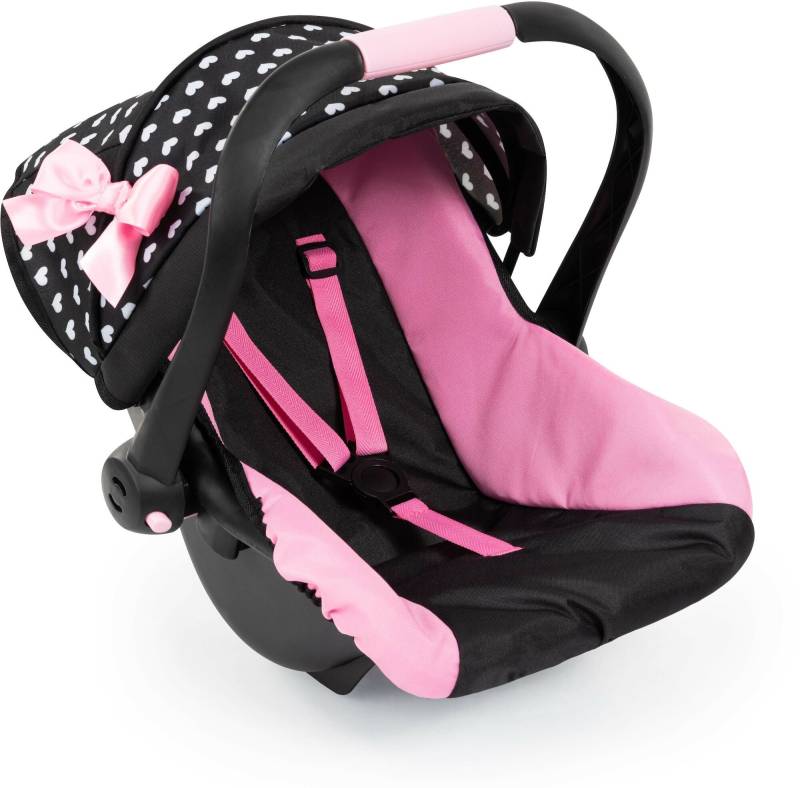 Bayer Design Kindersitz mit Verdeck, Schwarz/Rosa von Bayer Design