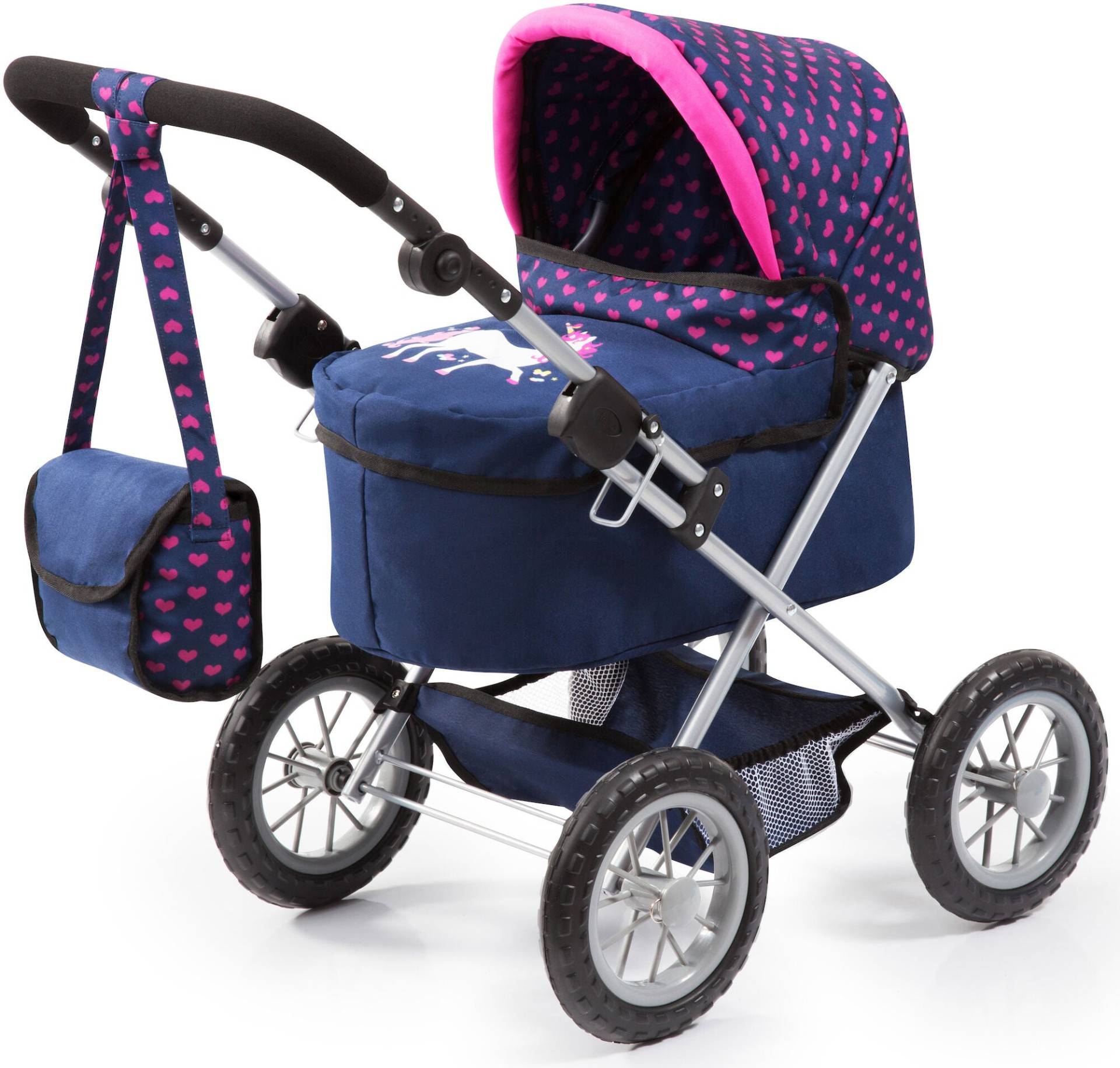 Bayer Design Trendy Puppenwagen Einhorn, Blau von Bayer Design