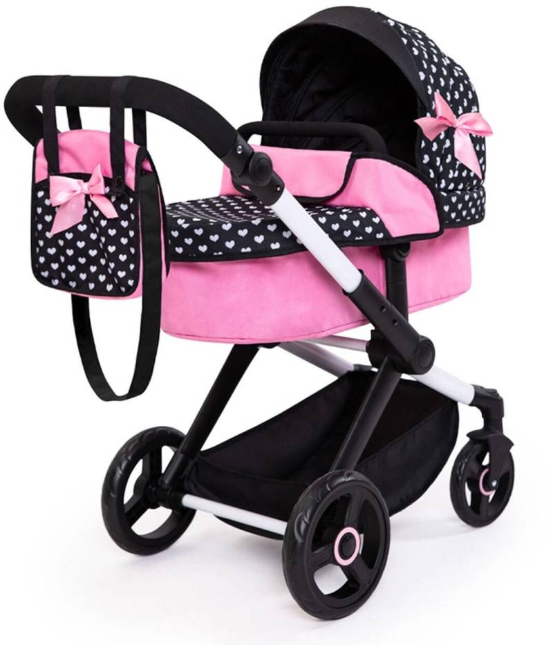 Bayer Design Xeo Puppenwagen, Schwarz/Rosa von Bayer Design