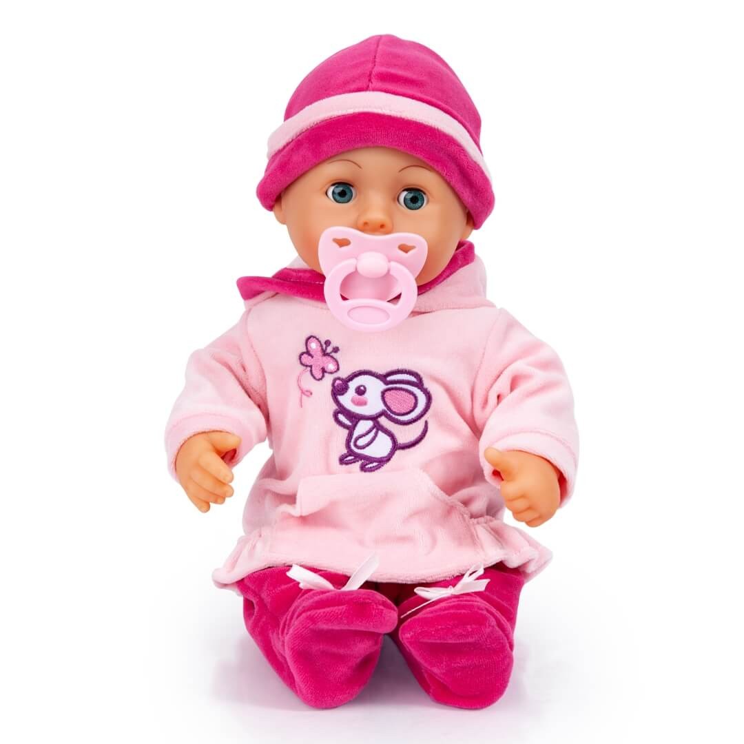 First Words Baby, rosa/pink, 38 cm - Puppe von Bayer Design