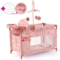 Multi-Puppenbett integrierter Hochstuhl Esstablett Wickelauflage altrosa Multi-Puppenbett integrierter Hochstuhl Esstablett Wickelauflage altrosa von Bayer Design