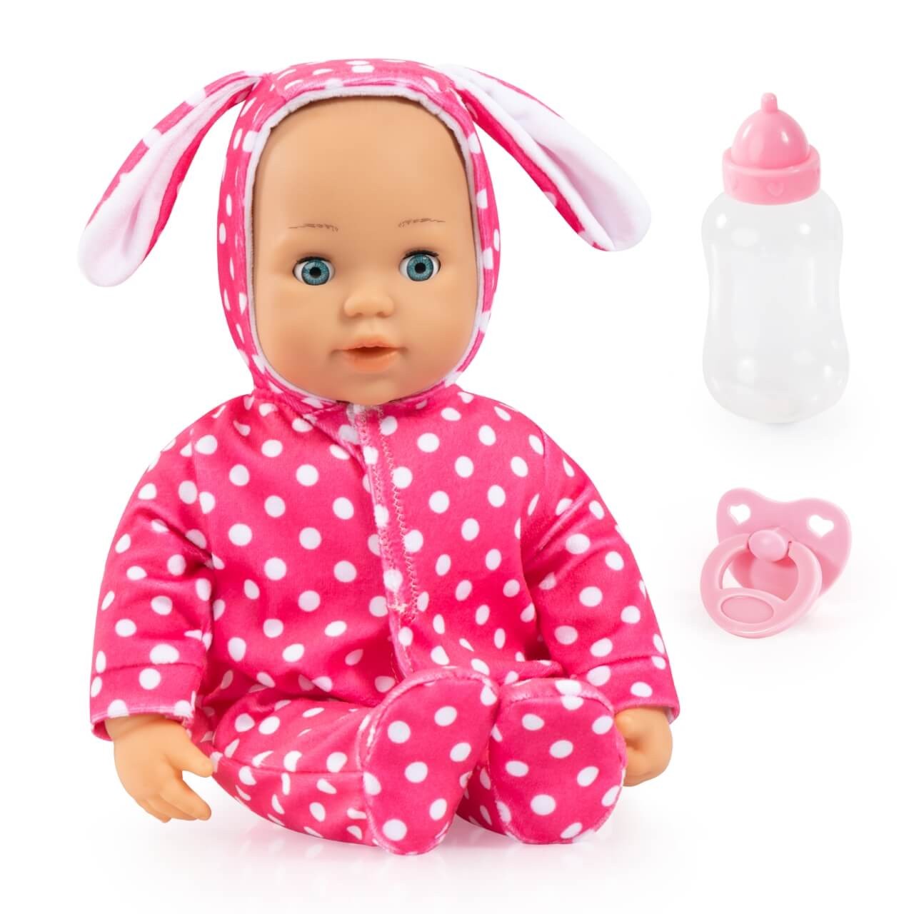 Puppe Anna First Words Baby 38 cm, pinkes Outfit von Bayer Design