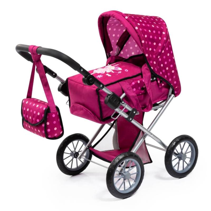 Puppenwagen City Star bordeaux von Bayer Design