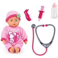 Bayer Design 93378AA - Doktor-Set mit Puppe und Zubehör, mit 24 Babylaute, Weichkörperpuppe, Doktorpuppe, Funktionspuppe, Babypuppe, 33cm Bayer Design 93378AA - Doktor-Set mit Puppe und Zubehör, mit 24 Babylaute, Weichkörperpuppe, Doktorpuppe, Funktionspuppe, Babypuppe, 33cm von Bayer
