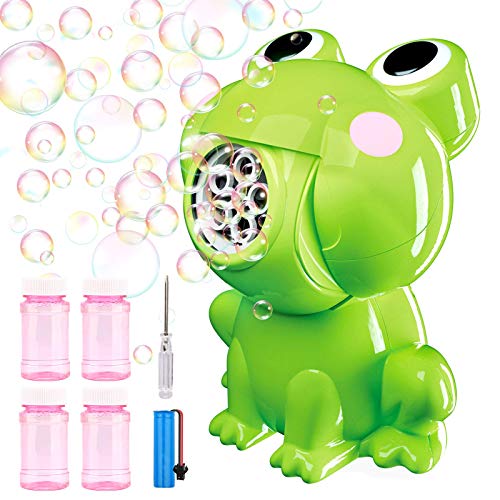 Wiederaufladbare Frosch-Blasenmaschine von Baztoy