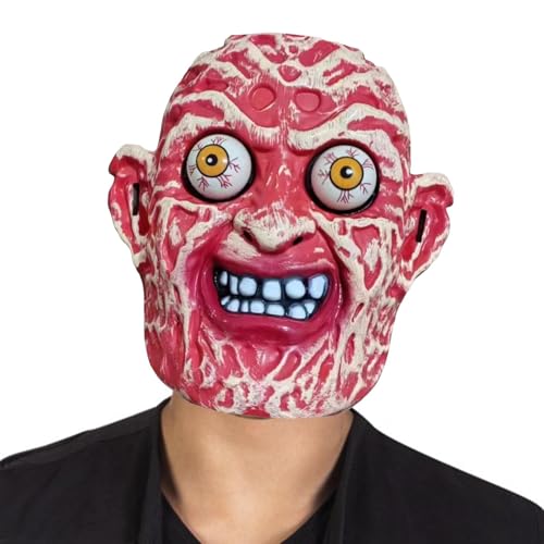 Halloween Masken Erwachsene - Gruselige Gesichtsmasken für Erwachsene | Halloween Scream Kopfbedeckung, gruselige explosive Augen-Gesichtsabdeckung gruselige Kopfbedeckung, Augapfel Maskerade Dress Up von Bbbabeslk