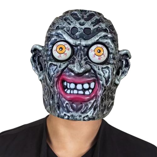 Halloween Masken Erwachsene - Gruselige Gesichtsmasken für Erwachsene | Halloween Scream Kopfbedeckung, gruselige explosive Augen-Gesichtsabdeckung gruselige Kopfbedeckung, Augapfel Maskerade Dress Up von Bbbabeslk