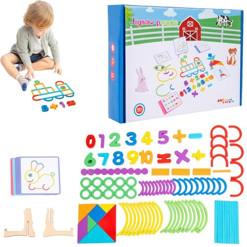 -Puzzlespielzeug, Puzzleblöcke, Spielzeug für die Gehirnentwicklung - Stem pädagogische Bunte Spielzeuge, für Geburtstag, Kindertag, Ostern von Bbbabeslk