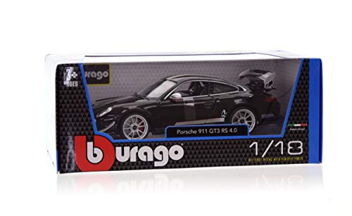 Bburago Porsche 911 GT3 RS 4.0 (schwarz, Maßstab 1:18) von Bburago