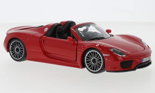 Porsche 918 Spyder Cabrio Rot 2013-2015 1/24 Bburago Modell Auto von Bburago Porsche