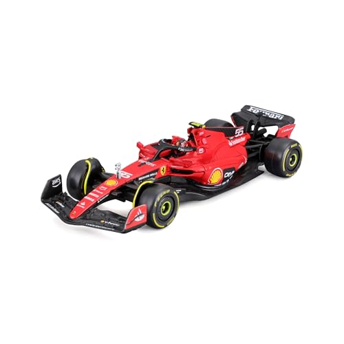 1:43 SFR Ferrari Team Rennwagen (2023) mit Fahrer von Bburago