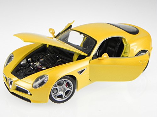 Alfa Romeo 8c Competizione gelb Modellauto 18-11021 Bburago 1:18 von Bburago