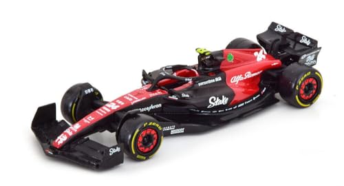 Alfa Romeo C43 Stake 2023 - Formel 1 - ZHOU GUANYU 24 - Maßstab 1:43 12 cm - BBurago 38085 von Bburago