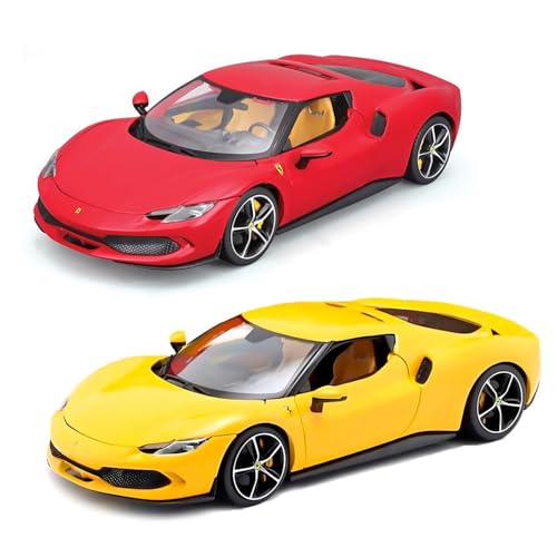 BBURAGO Ferrari 296 GTB R&P – Realistisches Auto im Maßstab 1:18, offizielles Lizenzprodukt von Ferrari, Empfohlenes Alter 3+ Jahre von Bburago