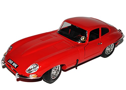 BBurago 18-12044 - Gold Collezione 1:18 Jaguar E Coupe 1961 Sortiert, Rot von Bburago