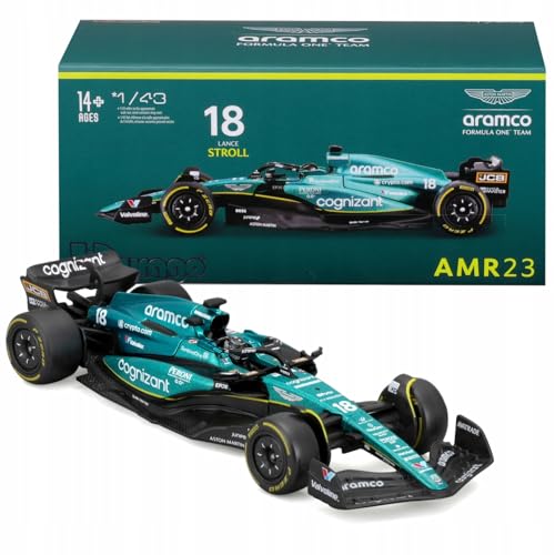 BOLID F1 Aston Martin AMR23 2023 Lance Stroll 1:43 BBURAGO 18-38091 von Bburago