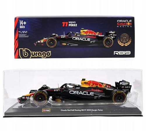 BOLID F1 Red Bull RB19 Abu Dhabi GP 2023 Sergio Perez 1:24 BBURAGO 18-28030 von Bburago