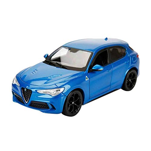 Bauer Spielwaren 18-21086R Alfa Romeo Stelvio Modellauto im Maßstab 1:24, Farbe sortiert, 1 Stück von Bburago