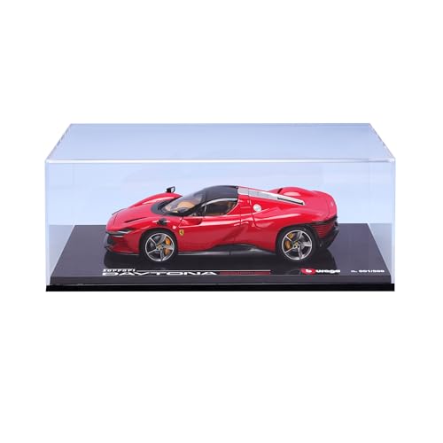 Bburago - 1:18 Ferrari Deluxe – Daytona SP3 – Blau, Fahrzeug Ferrari Deliuxe, im Maßstab 1:18. Ultra-detaillierte Serie: Box, Farbe und Exklusive Verarbeitung. Zufällig ausgewählt von Bburago