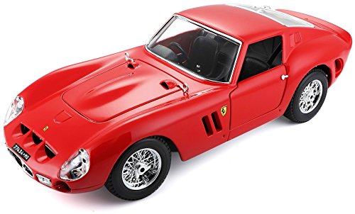 Bburago 15616602-1:18 Original Ferrari 250 GTO, Fahrzeug, rot von Bburago