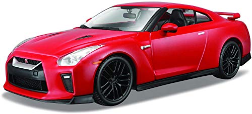 Bburago 15621082 1:24 Nissan GTR 2017, Perlweiß von Bburago