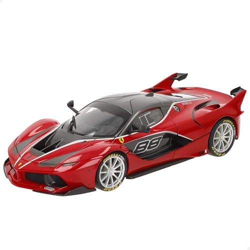 Bburago Ferrari FXX K: hochwertiges Modellauto im Maßstab 1:18, Ferrari Signature Edition, Kofferraum, Türen und Motorhaube zum Öffnen, lenkbar, 27 cm, rot #88 (18-16907R) Bburago Ferrari FXX K: hochwertiges Modellauto im Maßstab 1:18, Ferrari Signature Edition, Kofferraum, Türen und Motorhaube zum Öffnen, lenkbar, 27 cm, rot #88 (18-16907R) von Bburago