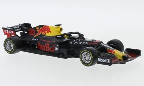 Bburago 18-38139 Red Bull kompatibel mit Honda RB15, No.33, Aston Martin Red Bull Racing, Red Bull, Formel 1, M.Verstappen, 2019, 1:43, Fertigmodell von Bburago