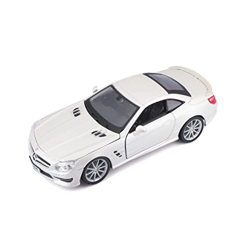 Bauer Spielwaren 18-21066 Mercedes-Benz SL65 AMG Hardtop Modellauto im Maßstab 1:24, Mehrfarbig von Bburago