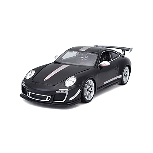 Bburago 2043130 11036W - Modellauto 1:18.Porsche Gts Rs 4.0, Fahrzeuge (farblich sortiert), Schwarz von Bburago