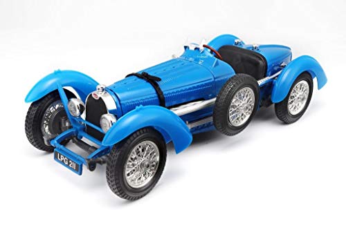 Bburago Bugatti Type 59 Classic Super Car - Maßstab 1:18 - Unglaublich detailgetreue Die-Cast Replik Sammlermodell Fahrzeug von Bburago