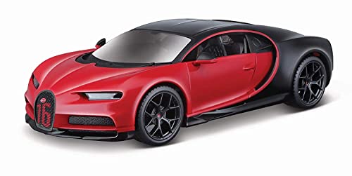 Bburago B18-42029 Super Car 1:32 Bugatti CHIRON Sport #16, rot von Bburago